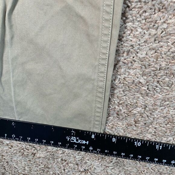 Tailor Vintage Mens Straight Fit Cotton Khakis Pants Washed Chino Size 34/30 - Picture 6 of 9